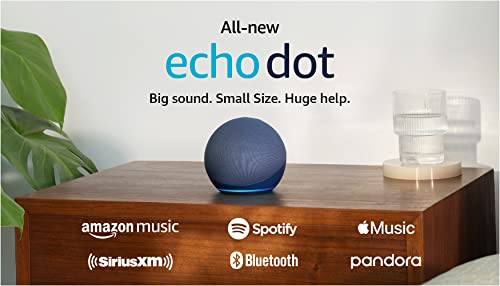 Amazon Echo Dot (2022 release), Vibrant sounding speaker with Alexa+ Early Access, Great for bedrooms, dining rooms and offices, Glacier White