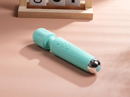 Vibrator Wand,Adult Sex Toy Wand, G Spot Dildo, Clit Vibrator, Sex Vibrators,Clitoris Stimulation,with 8 Speeds & 20 Patterns,Fully Waterproof,Vibrating Wand for her Pleasure (Rose Red)