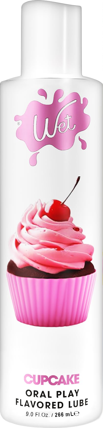 Wet Sexy Strawberry Premium Flavored Edible Lube for Men, Women and Couples | Long-Lasting, Condom Safe, Sugar Free, 9 fl oz