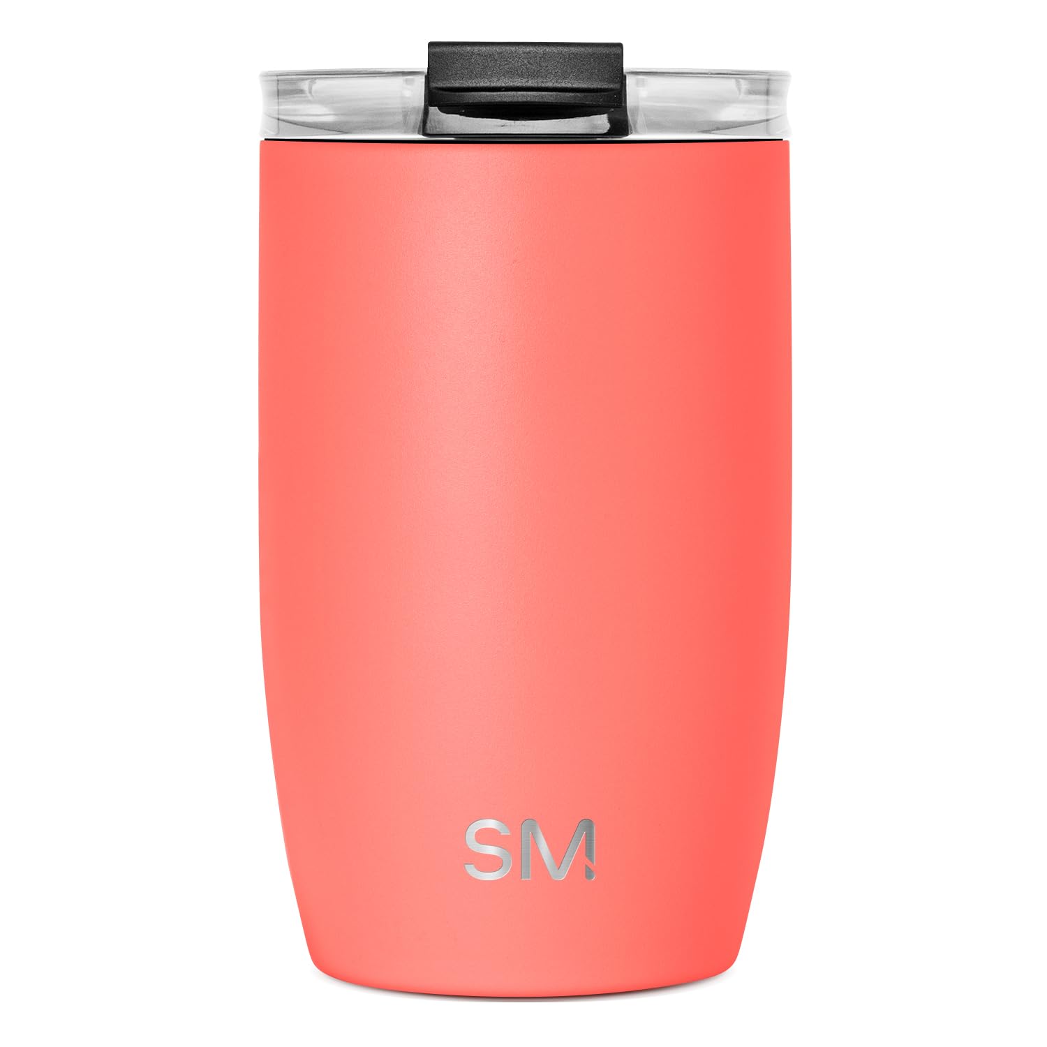 Simple Modern Travel Coffee Mug Tumbler with Flip Lid | Reusable Insulated Stainless Steel Cold Brew Iced Coffee Cup Thermos | Gifts for Women Men Him Her | Voyager Collection | 20oz | Midnight Black