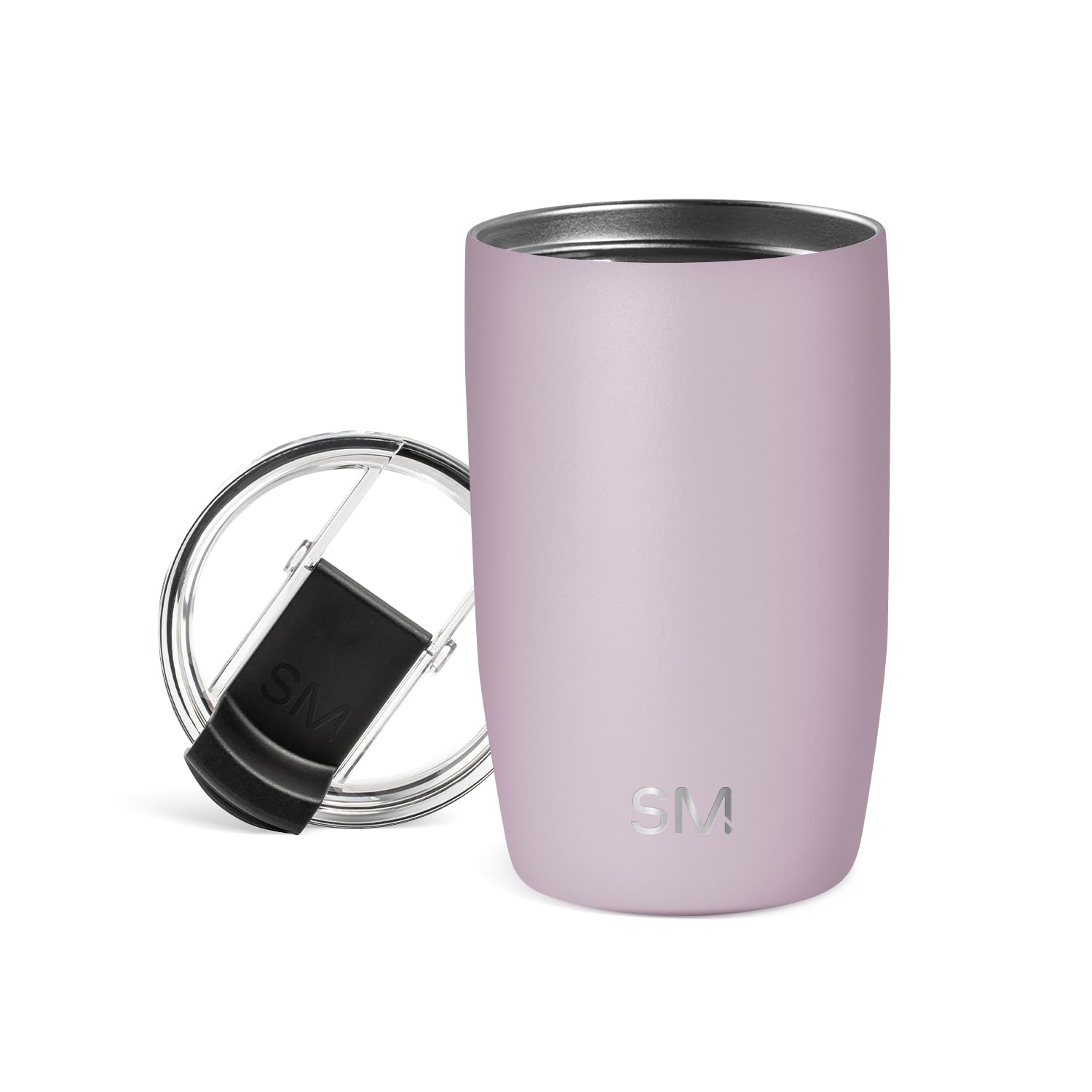 Simple Modern Travel Coffee Mug Tumbler with Flip Lid | Reusable Insulated Stainless Steel Cold Brew Iced Coffee Cup Thermos | Gifts for Women Men Him Her | Voyager Collection | 20oz | Midnight Black