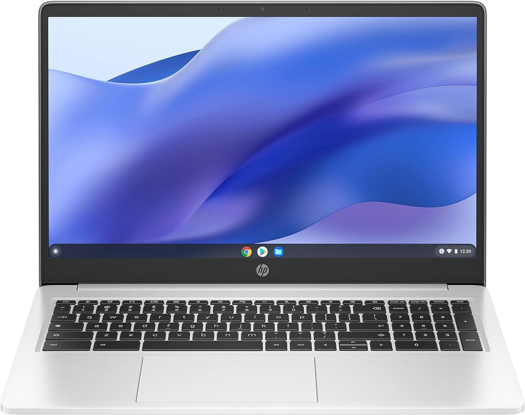 HP Chromebook 14 Laptop, Intel Celeron N4000 Processor, 4 GB RAM, 32 GB eMMC, 14” HD Display, Chrome, Lightweight Computer with Webcam and Dual Mics, Home, School, Music, Movies (14a-na0021nr, 2021)