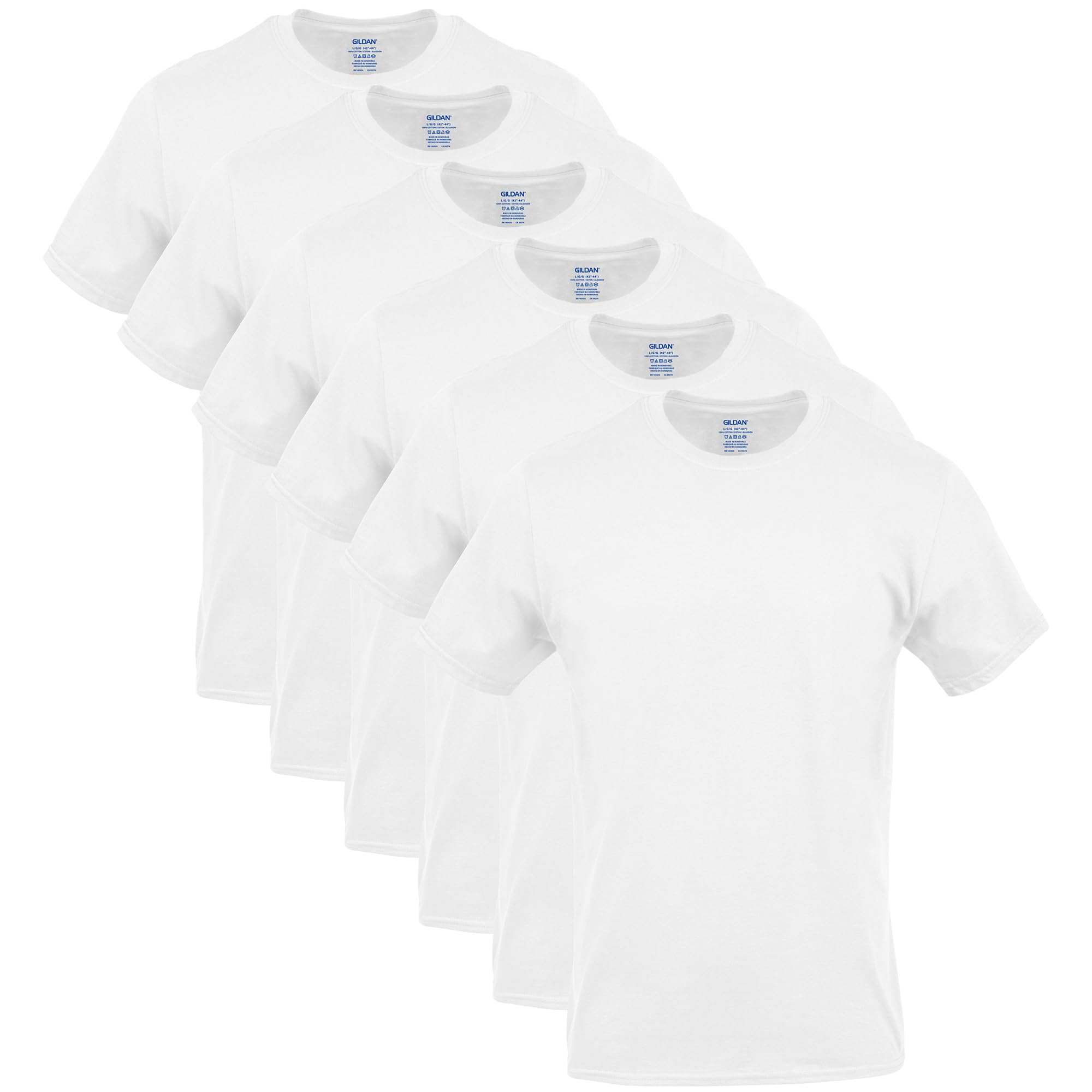 Gildan Mens Crew T-Shirts, Multipack, Style G1100