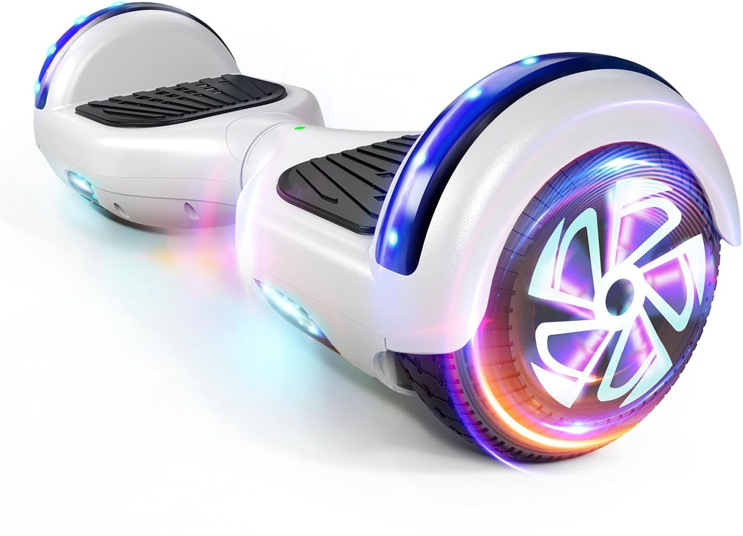 LIEAGLE Hoverboard, 6.5" Self Balancing Scooter Hover Board with Bluetooth Wheels LED Lights for Kids Adults
