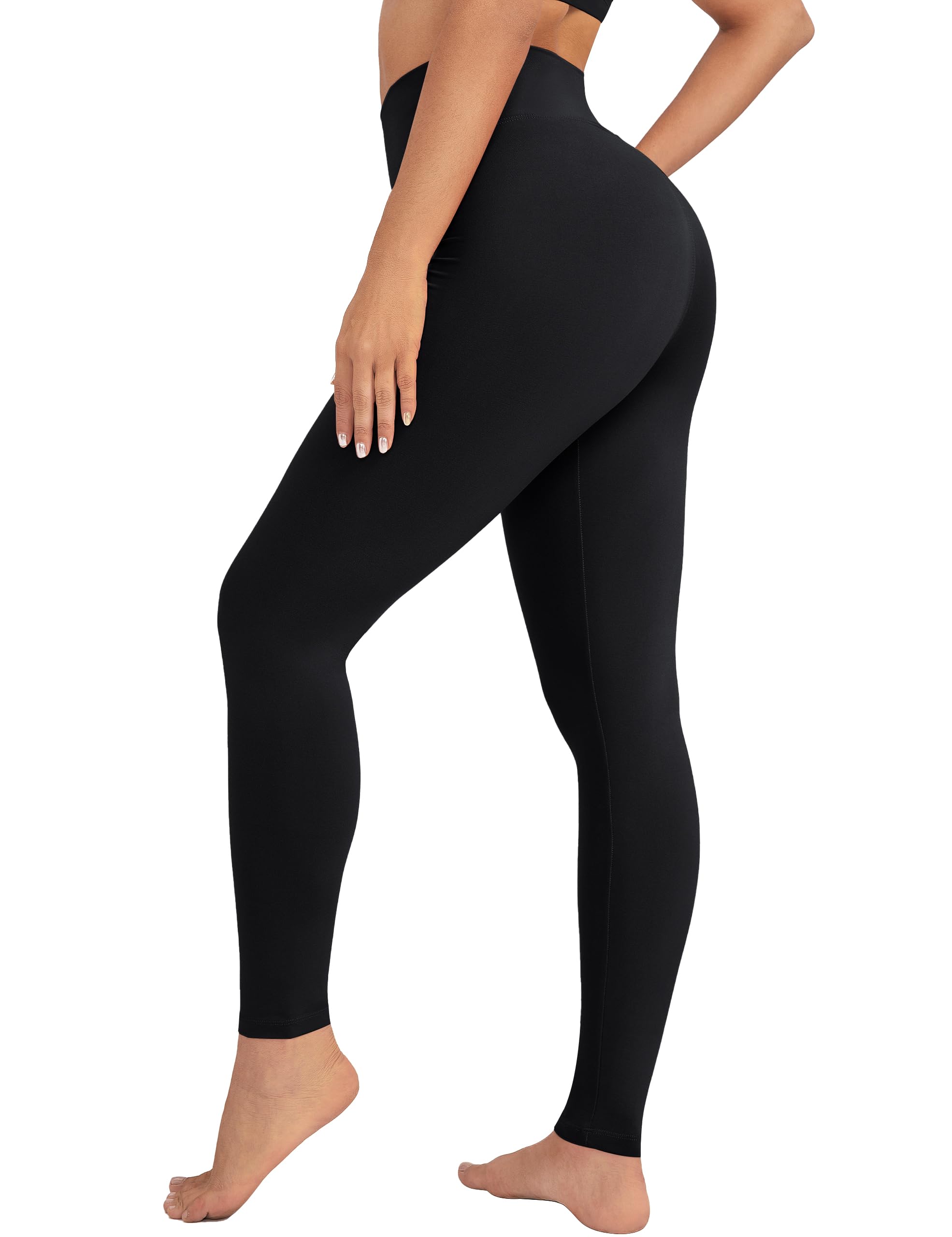 VALANDY High Waisted Leggings for Women Stretch Tummy Control Workout Running Yoga Pants Reg&Plus Size