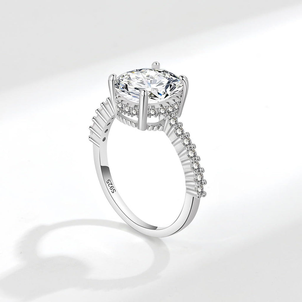 925 Sterling Silver Rings for Women Wedding Anniversary Jewelry Christmas Birthday Gift Engagement Rings