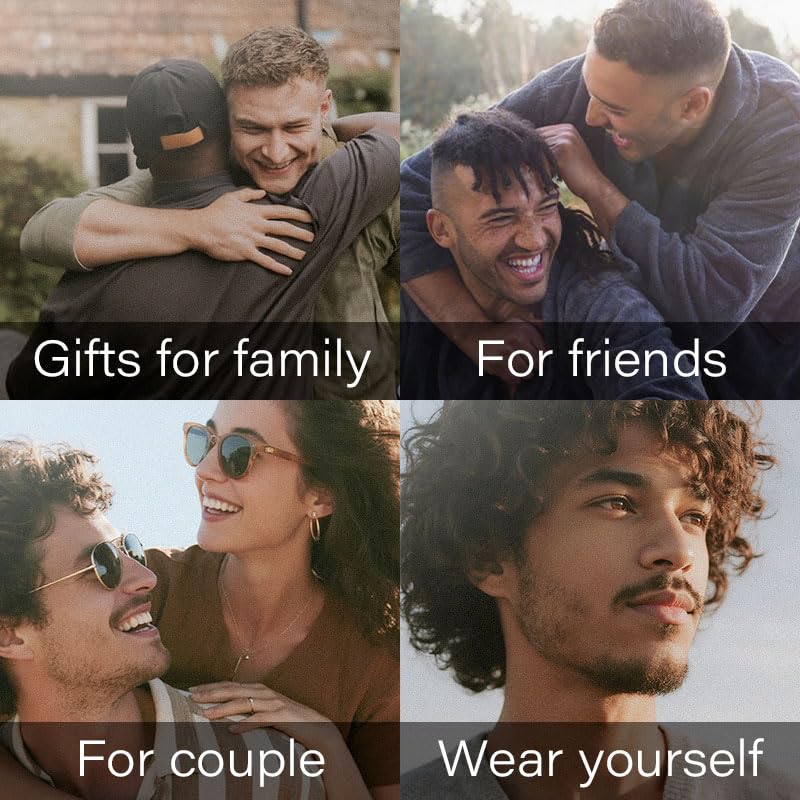 Men’s Bracelet Set Multi - Tiger Eye/Matte Agate/Lava Rock Gifts for Birthday/Anniversary/Christmas