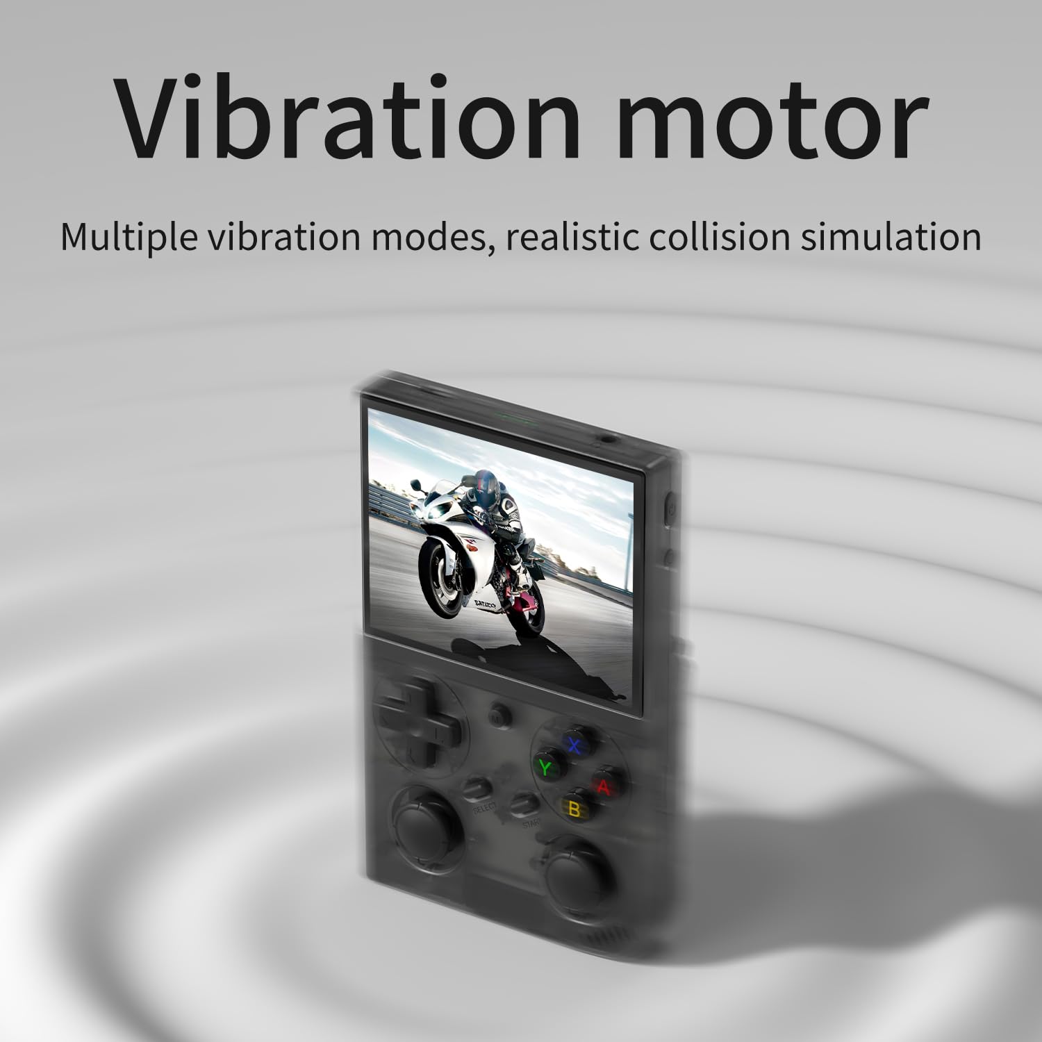 G350 Retro Handheld Game Console , G350 Retro Gaming Console 3.5'' IPS Screen Linux System Built-in 64G TF Card 20+Emulators Pre-Installed 4371 Games Retro Game Console with 3200mAh Battery Black