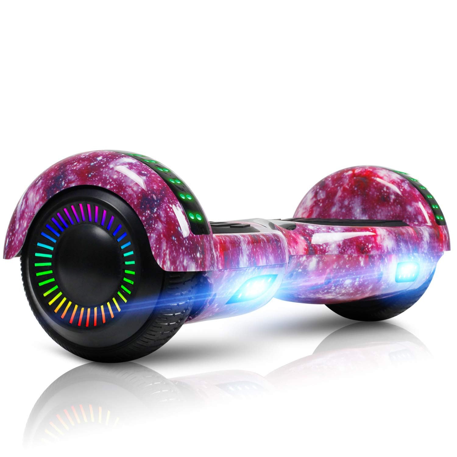 LIEAGLE Hoverboard, 6.5" Self Balancing Scooter Hover Board with Bluetooth Wheels LED Lights for Kids Adults