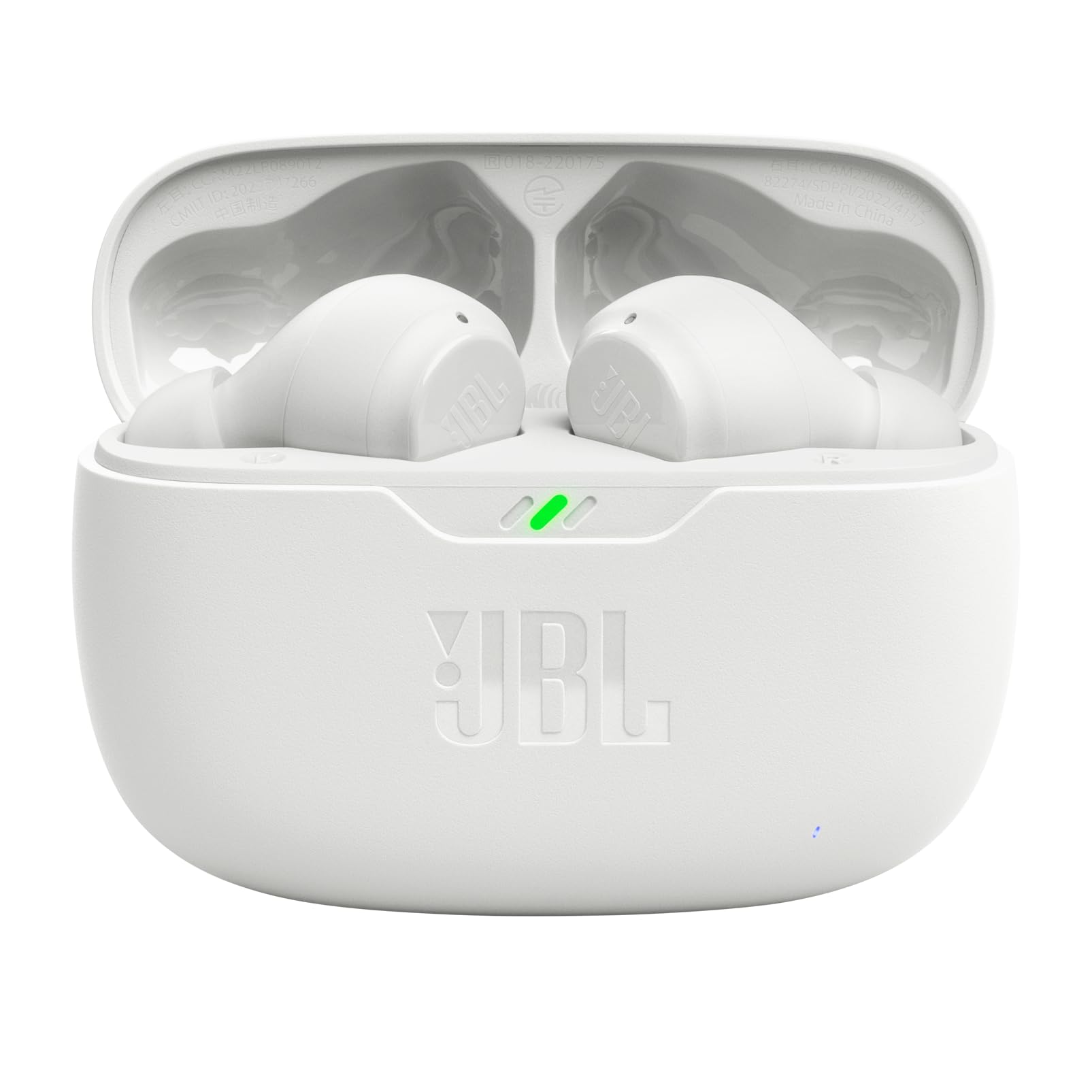 JBL Vibe Beam - True Wireless JBL Deep Bass Sound Earbuds, Bluetooth 5.2, Water & Dust Resistant, Hands-free call with VoiceAware, Up to 32 hours of battery life (Black)