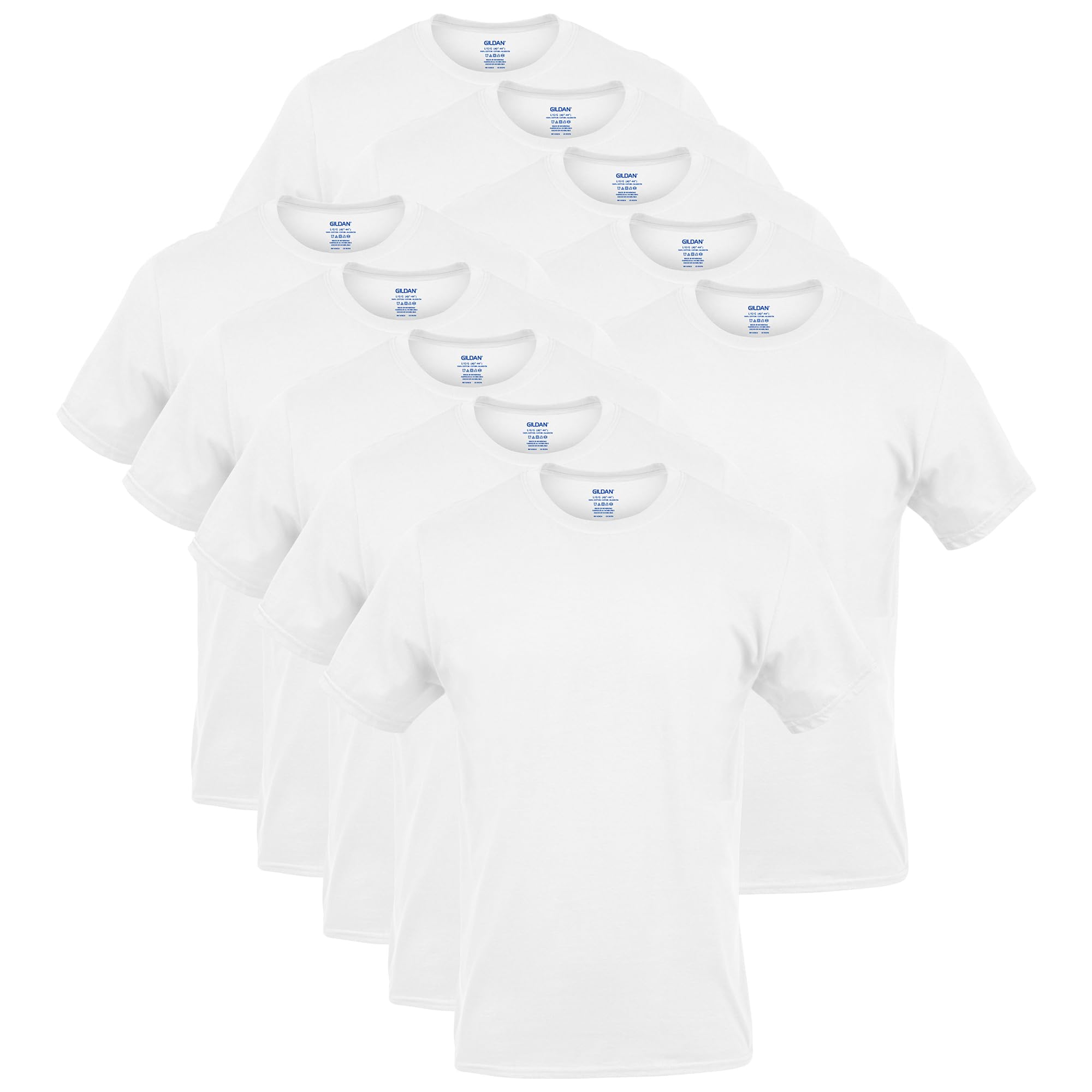 Gildan Mens Crew T-Shirts, Multipack, Style G1100