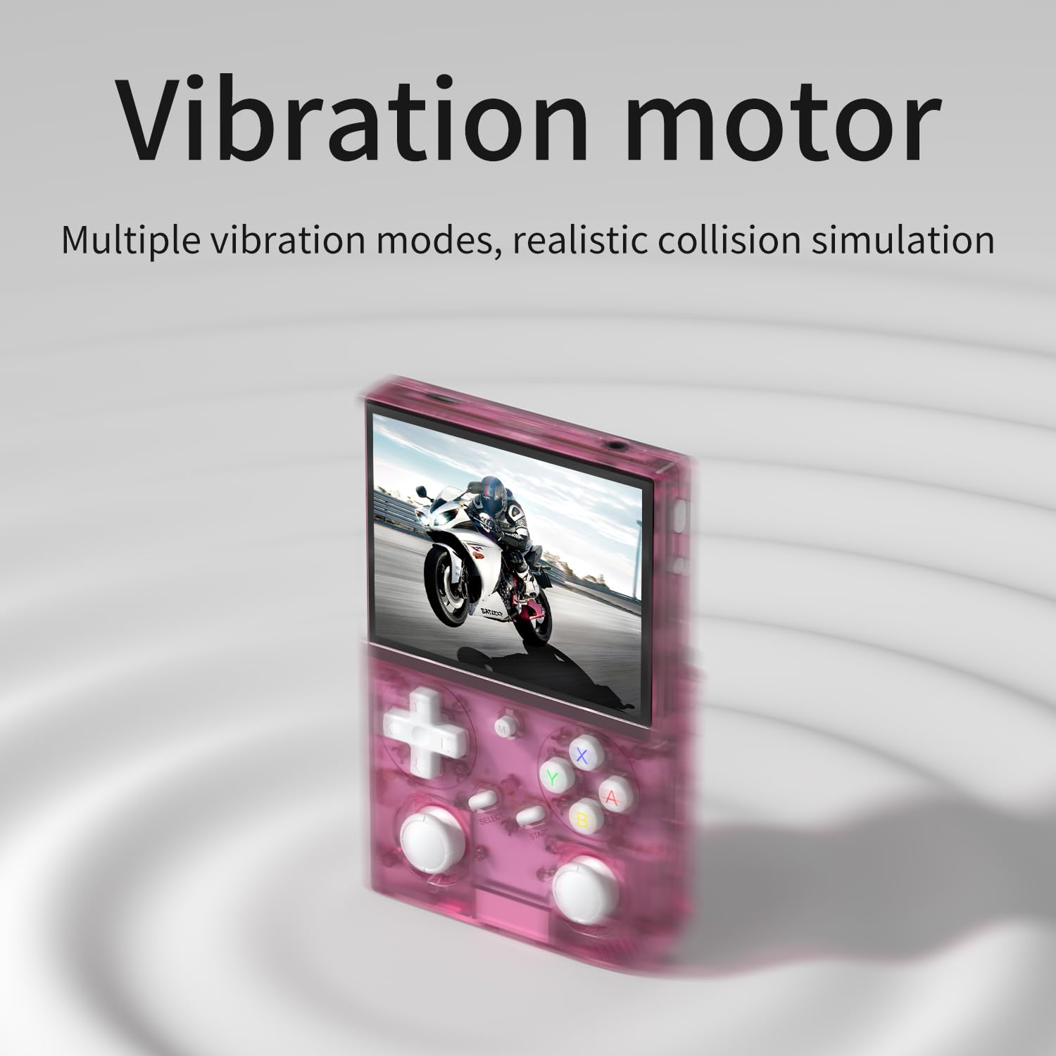 G350 Retro Handheld Game Console , G350 Retro Gaming Console 3.5'' IPS Screen Linux System Built-in 64G TF Card 20+Emulators Pre-Installed 4371 Games Retro Game Console with 3200mAh Battery Black