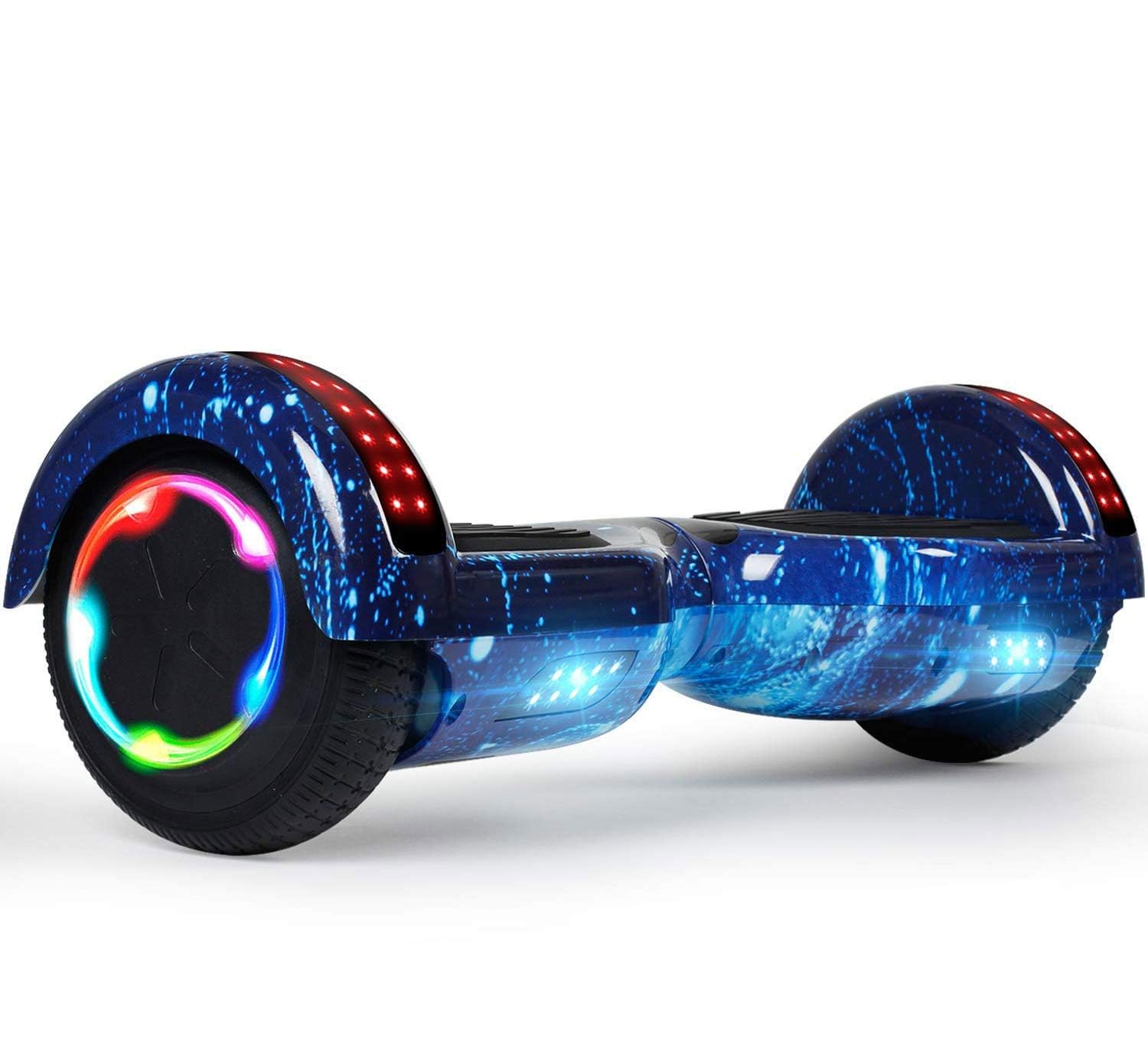 LIEAGLE Hoverboard, 6.5" Self Balancing Scooter Hover Board with Bluetooth Wheels LED Lights for Kids Adults