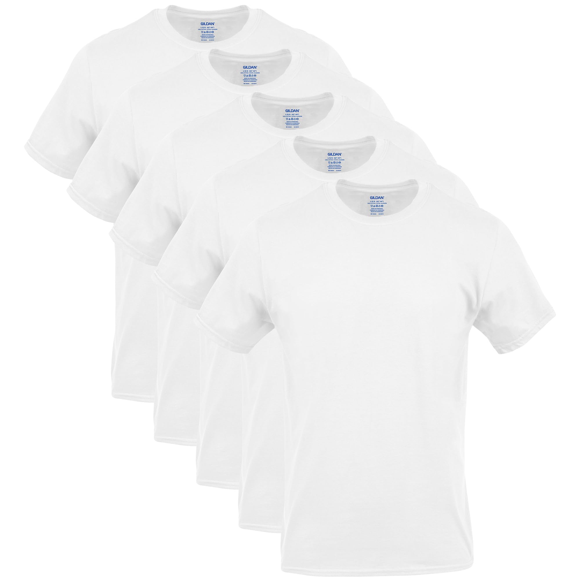 Gildan Mens Crew T-Shirts, Multipack, Style G1100