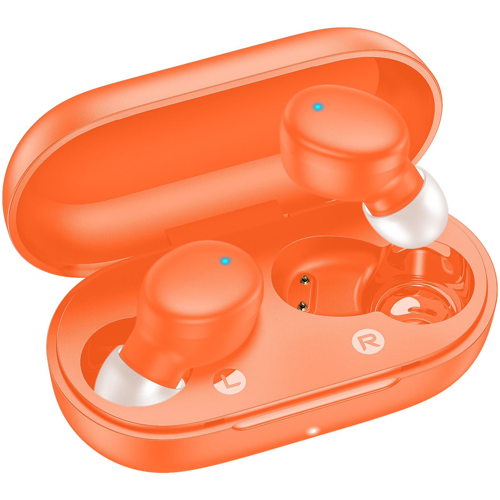 kurdene Wireless Earbuds Bluetooth 5.3 in Ear Buds Light Weight Headphones,Deep Bass Sound,Built in Mics Headset,Clear Calls Earphones for Sports Workout