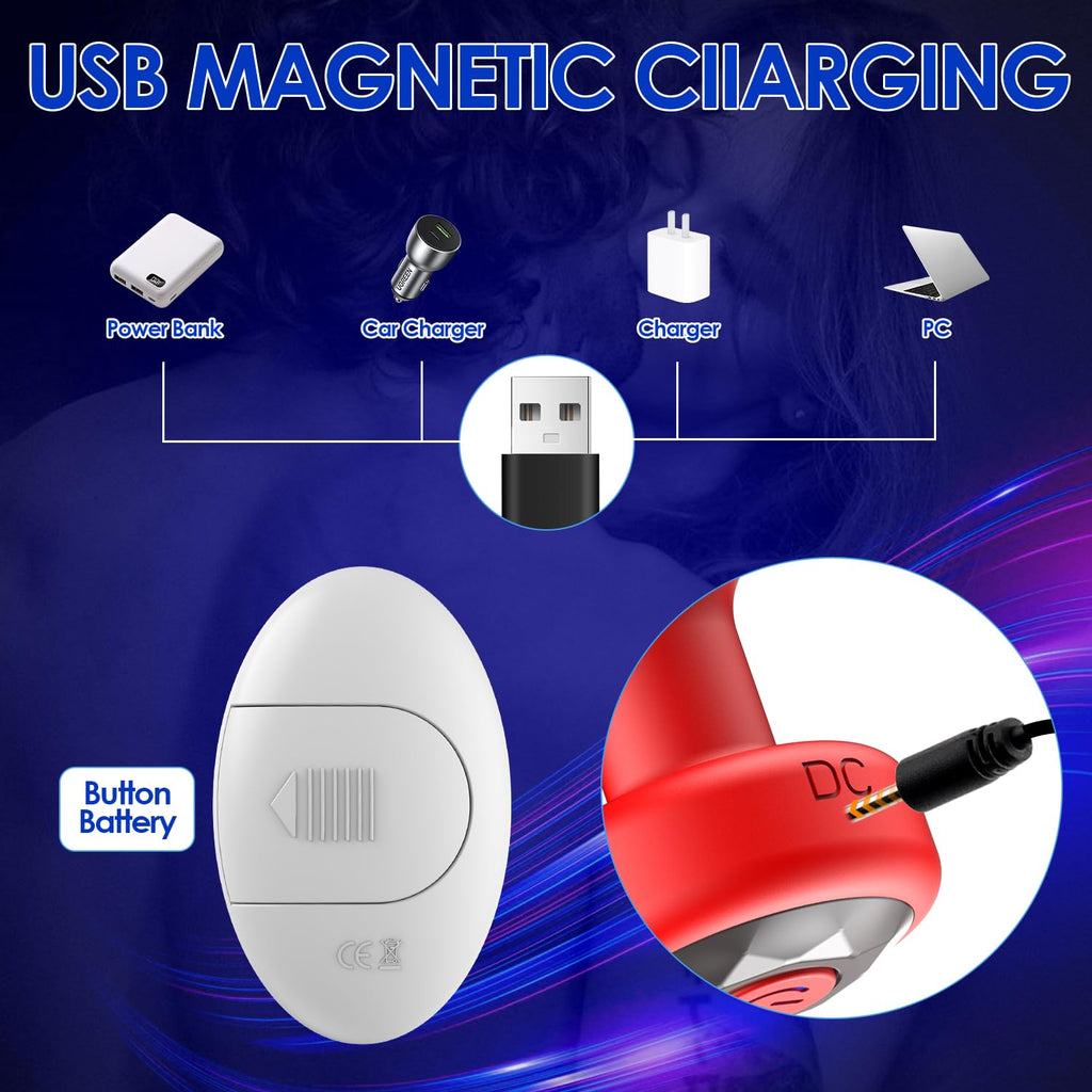 Anal Plug Sex Toys Vibrator – Silicone Butt Plugs Training Kit with Remote Control, 10 Vibration Modes, Prostate Massager for Adults – Black