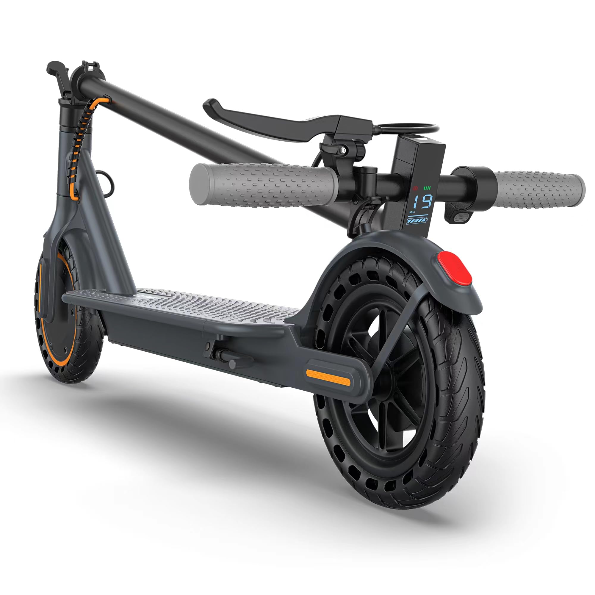 VOLPAM Electric Scooter, 350W/500W Powerful Motor, 8.5"/10" Solid Tires, 19/22Mph, 28/23/21/16 Miles Max Range, Dual Braking
