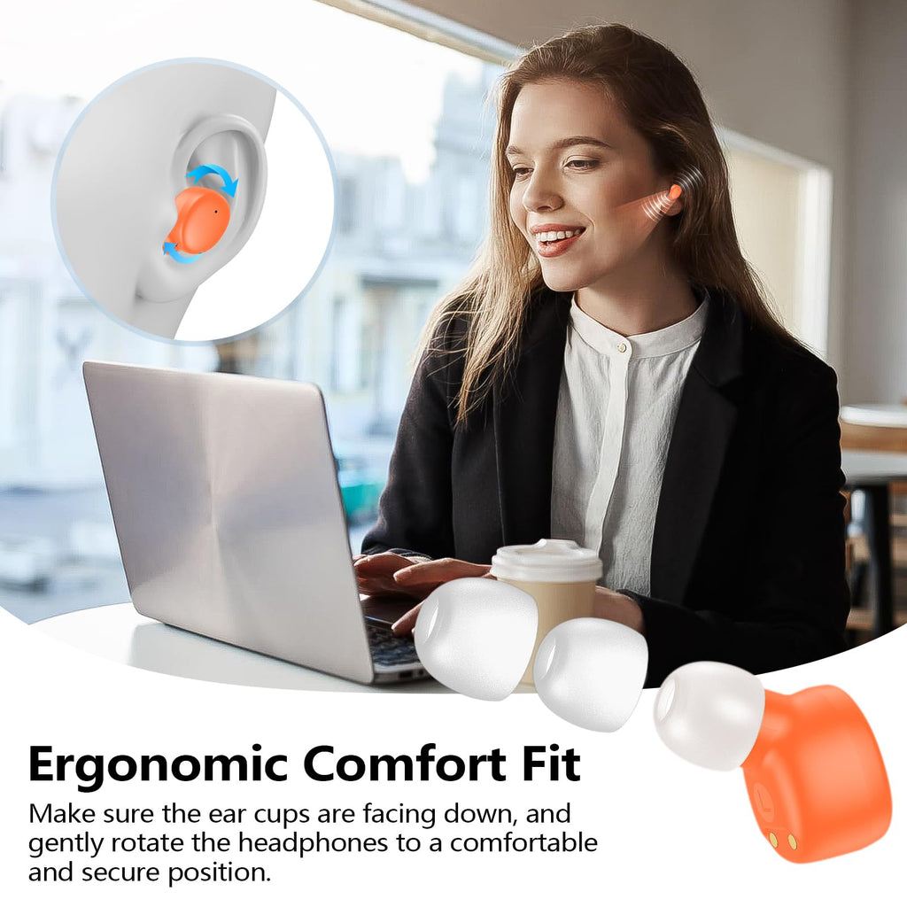 kurdene Wireless Earbuds Bluetooth 5.3 in Ear Buds Light Weight Headphones,Deep Bass Sound,Built in Mics Headset,Clear Calls Earphones for Sports Workout