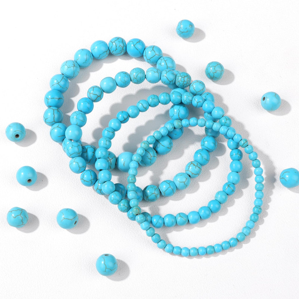 4pcs Beaded Bracelets for Women,Natural Healing Crystal Gemstones Bracelet,Anxiety Stress Relief Bracelet Handmade purple Jewelry Gifts for Women