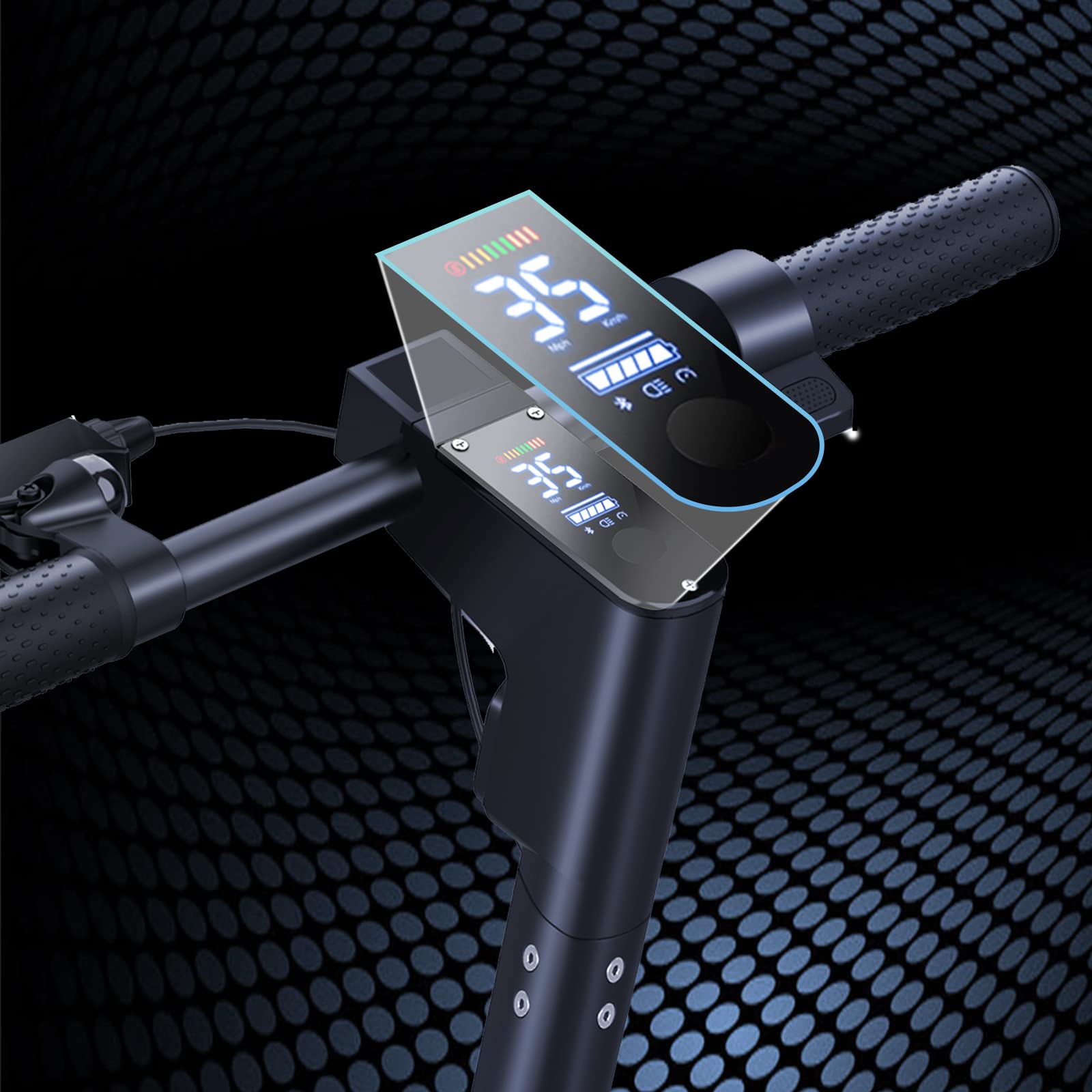 VOLPAM Electric Scooter, 350W/500W Powerful Motor, 8.5"/10" Solid Tires, 19/22Mph, 28/23/21/16 Miles Max Range, Dual Braking