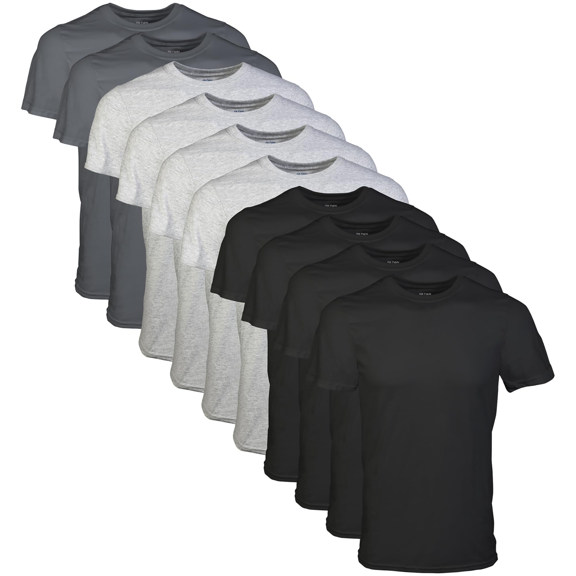 Gildan Mens Crew T-Shirts, Multipack, Style G1100