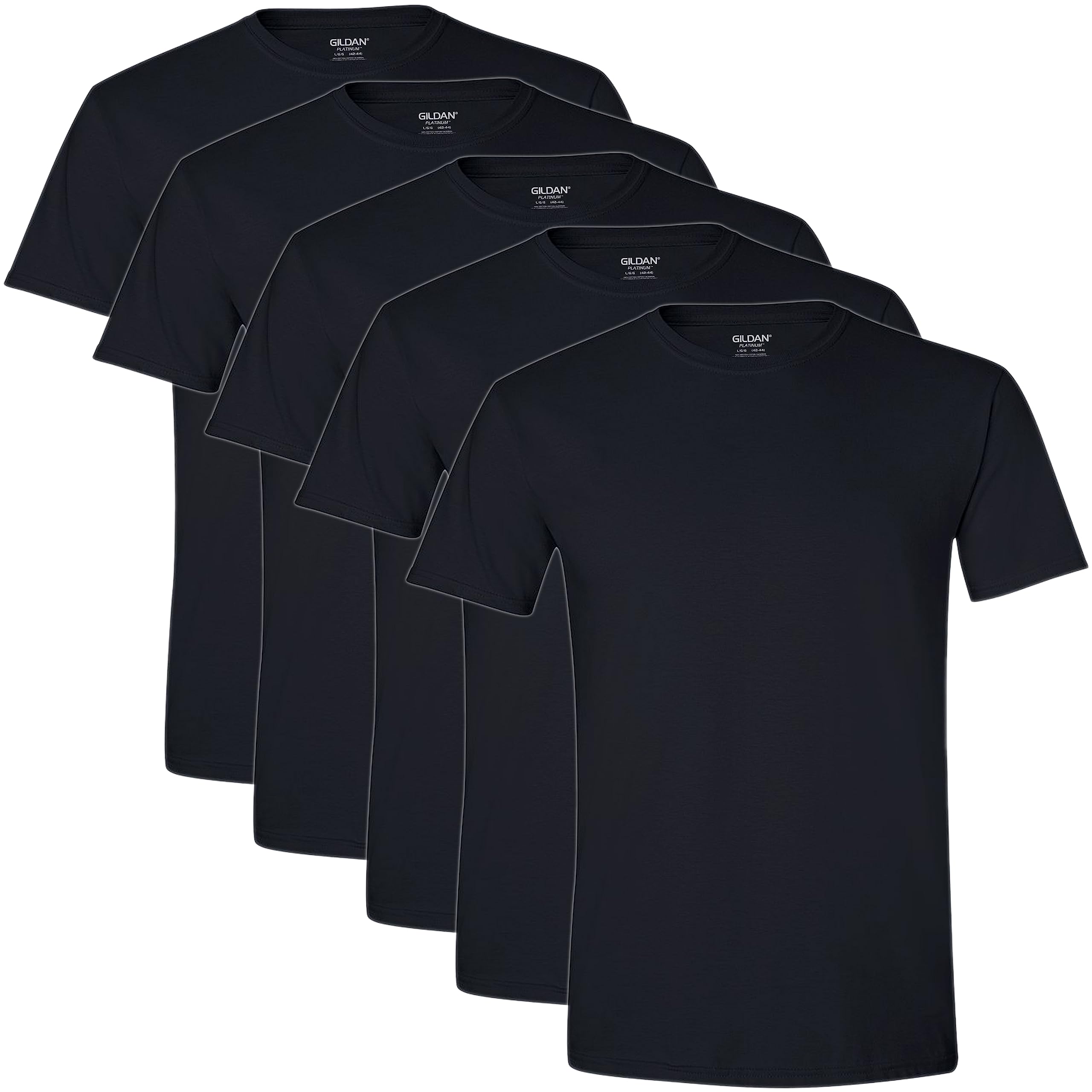Gildan Mens Crew T-Shirts, Multipack, Style G1100