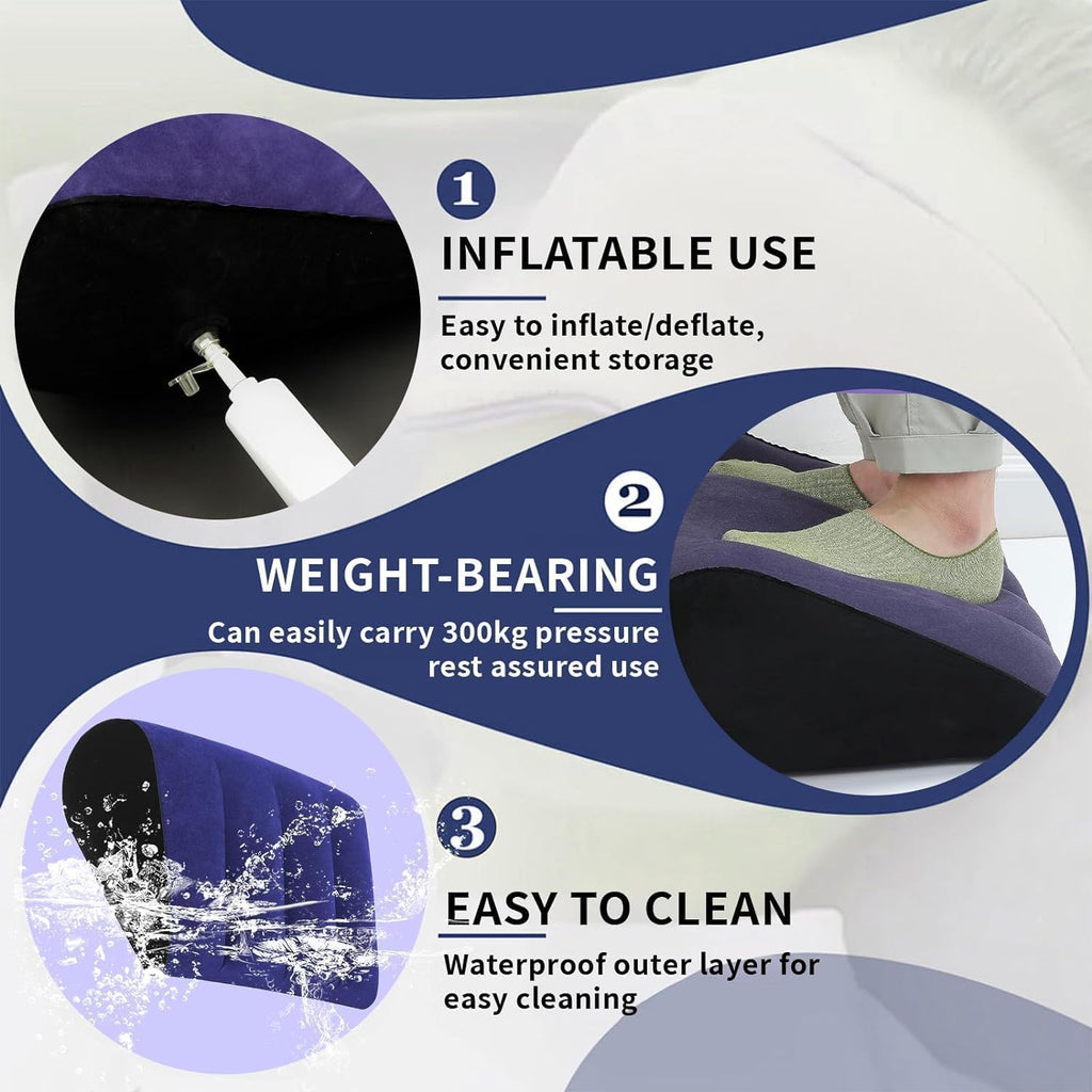 2025 Newly Upgraded Triangle Inflatable Ramp Positioning for Deeper Position Support Pillow Men Women Couples,Sex Furniture for Bedroom Sex Furniture - Ramps & Cushions Sweatshirt Z0M5