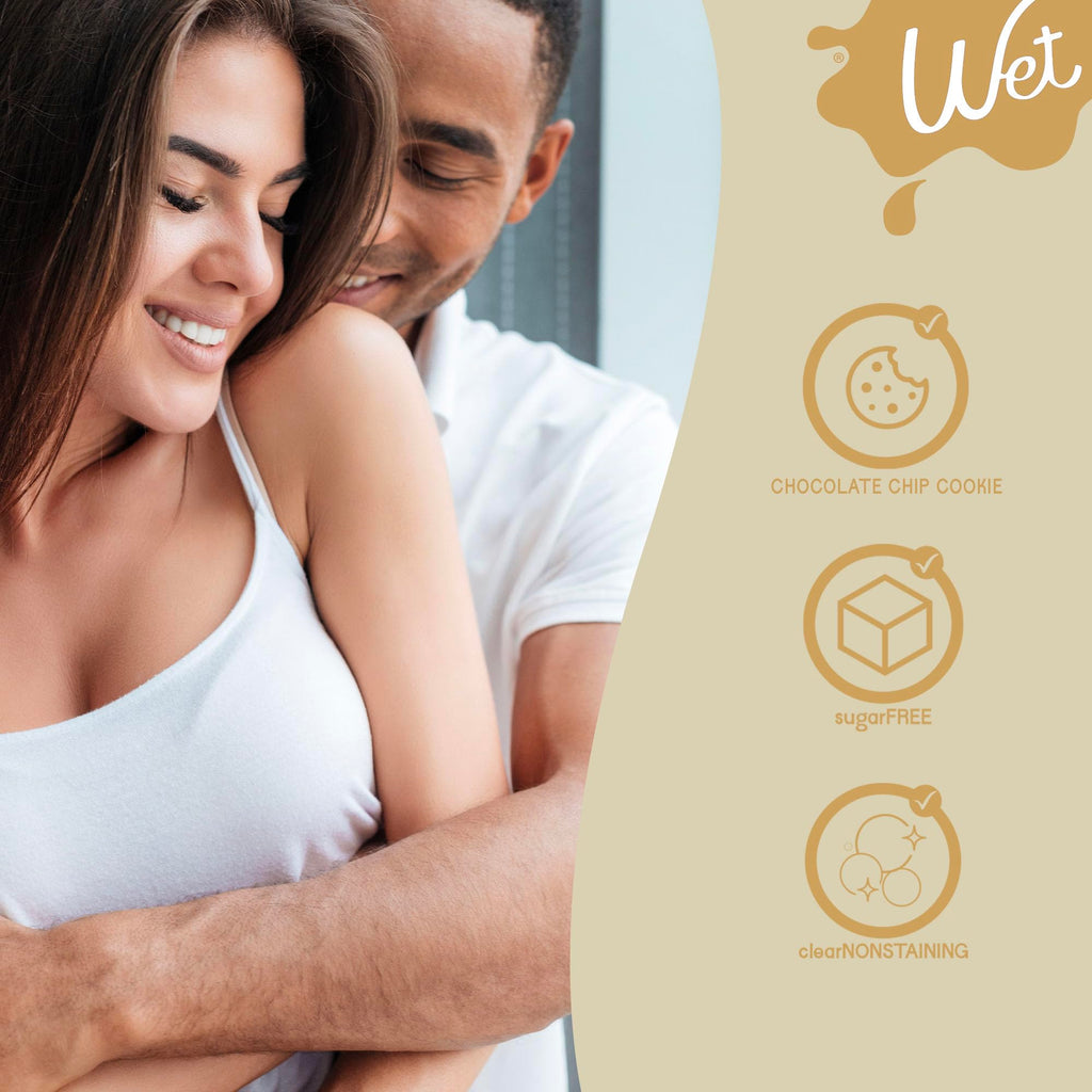 Wet Sexy Strawberry Premium Flavored Edible Lube for Men, Women and Couples | Long-Lasting, Condom Safe, Sugar Free, 9 fl oz