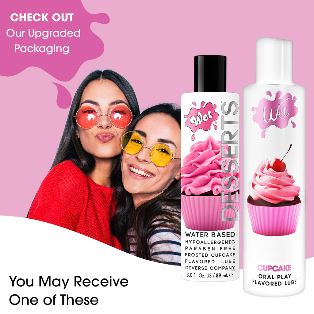 Wet Sexy Strawberry Premium Flavored Edible Lube for Men, Women and Couples | Long-Lasting, Condom Safe, Sugar Free, 9 fl oz