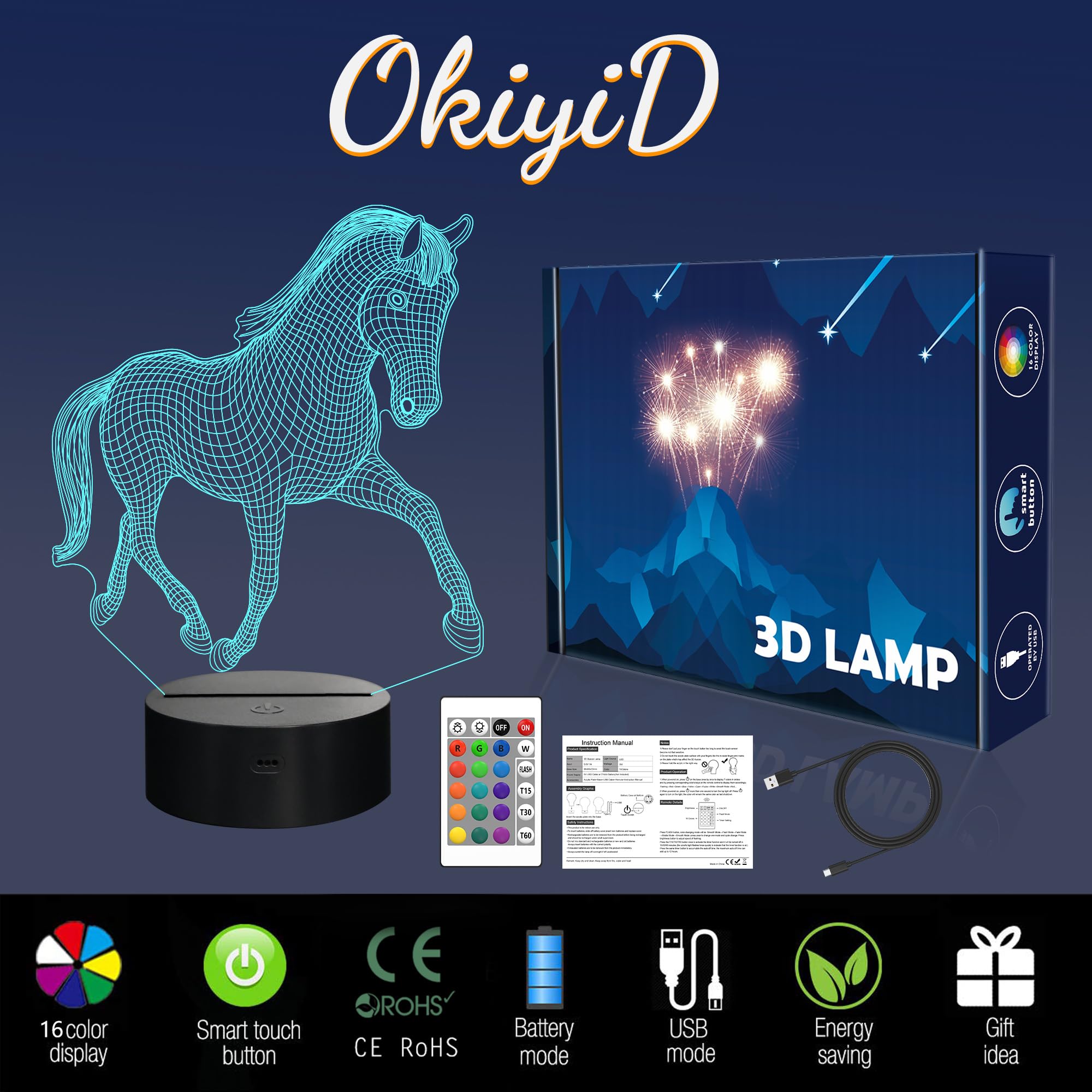 Airplane Gifts for Boy, Men, Aircraft Night Light, Gulfstream 3D Illusion Lamp with Remote and Touch Control, Plane Decor for Men Boy Kids Room, Birthday Gifts