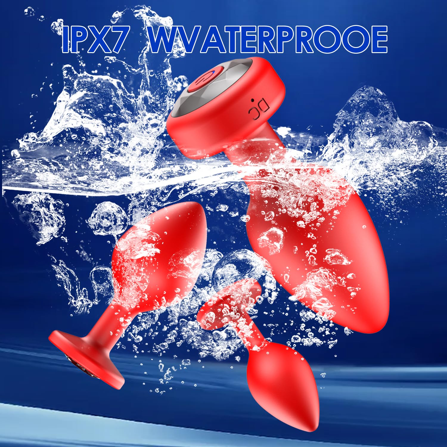 Anal Plug Sex Toys Vibrator – Silicone Butt Plugs Training Kit with Remote Control, 10 Vibration Modes, Prostate Massager for Adults – Black