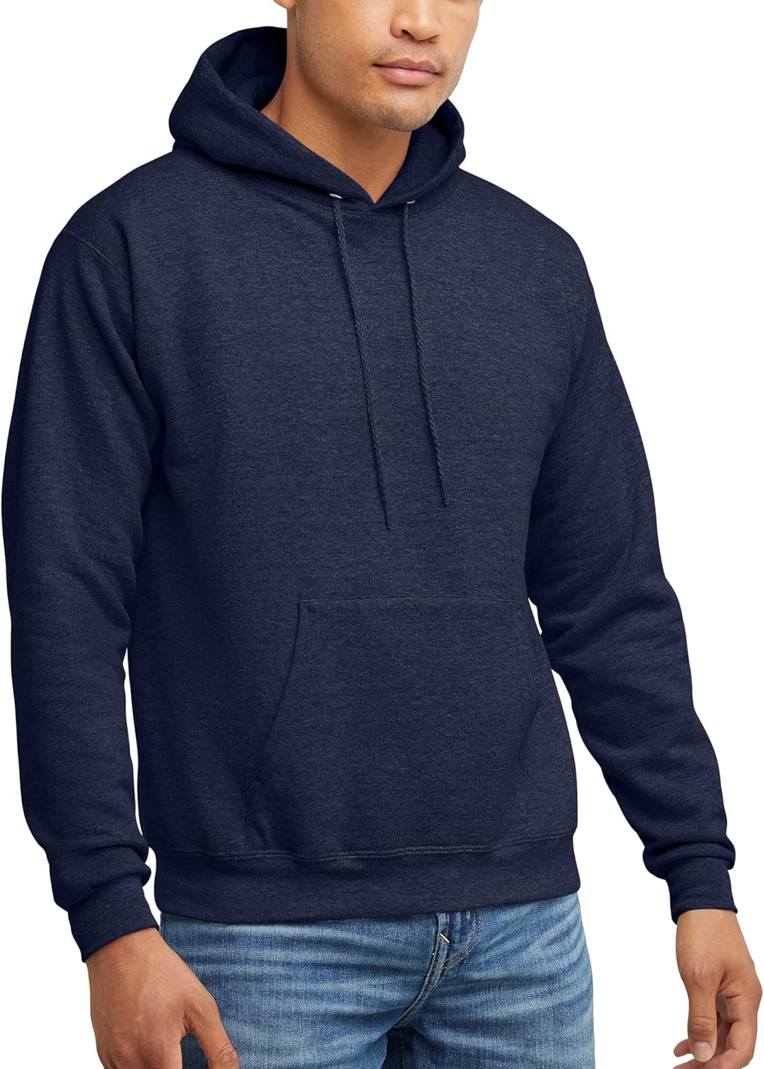Hanes EcoSmart Hoodie, Midweight Fleece, Pullover Hooded Sweatshirt for Men