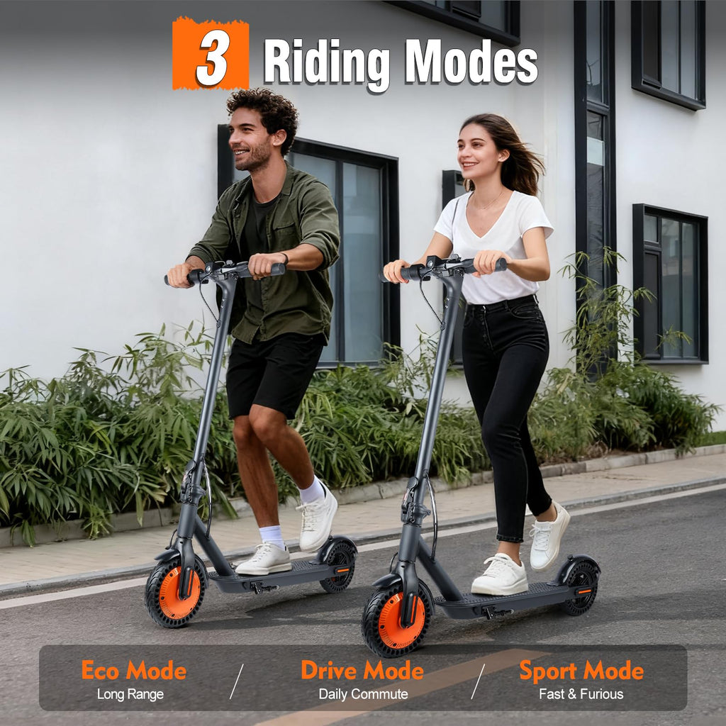 ‌Fregogo Electric Scooter for Adults - Folding Commuter E-Scooter,500W Peak Motor,12/21 Mile Long Range Adults Electric Scooter,16/19 MPH Speed,8.5" Anti-Solid Tires, Dual Brake System & App Control