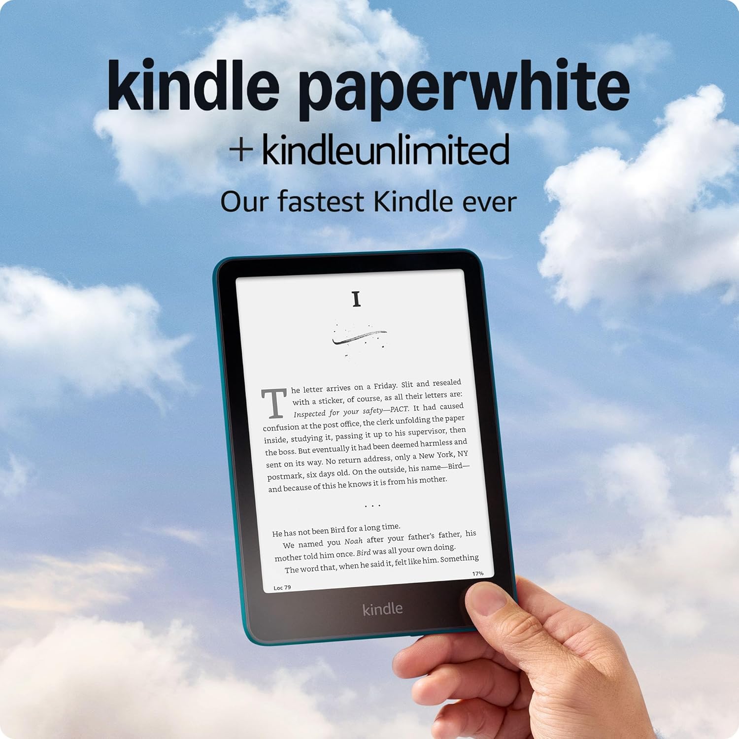 Amazon Kindle Paperwhite 16GB (newest model) – Our fastest Kindle ever, with new 7" glare-free display and weeks of battery life – Black