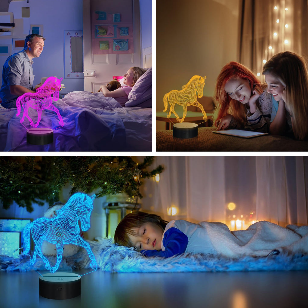Airplane Gifts for Boy, Men, Aircraft Night Light, Gulfstream 3D Illusion Lamp with Remote and Touch Control, Plane Decor for Men Boy Kids Room, Birthday Gifts