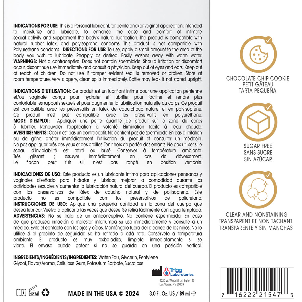 Wet Sexy Strawberry Premium Flavored Edible Lube for Men, Women and Couples | Long-Lasting, Condom Safe, Sugar Free, 9 fl oz